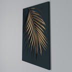 GOLDEN PALM WHISPERS Quadro em tela vertical