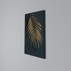 GOLDEN PALM WHISPERS Quadro em tela vertical
