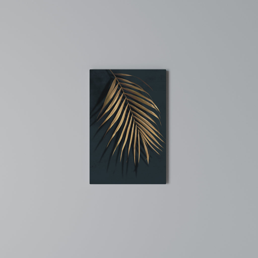 GOLDEN PALM WHISPERS Quadro em tela vertical