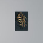 GOLDEN PALM WHISPERS Quadro em tela vertical