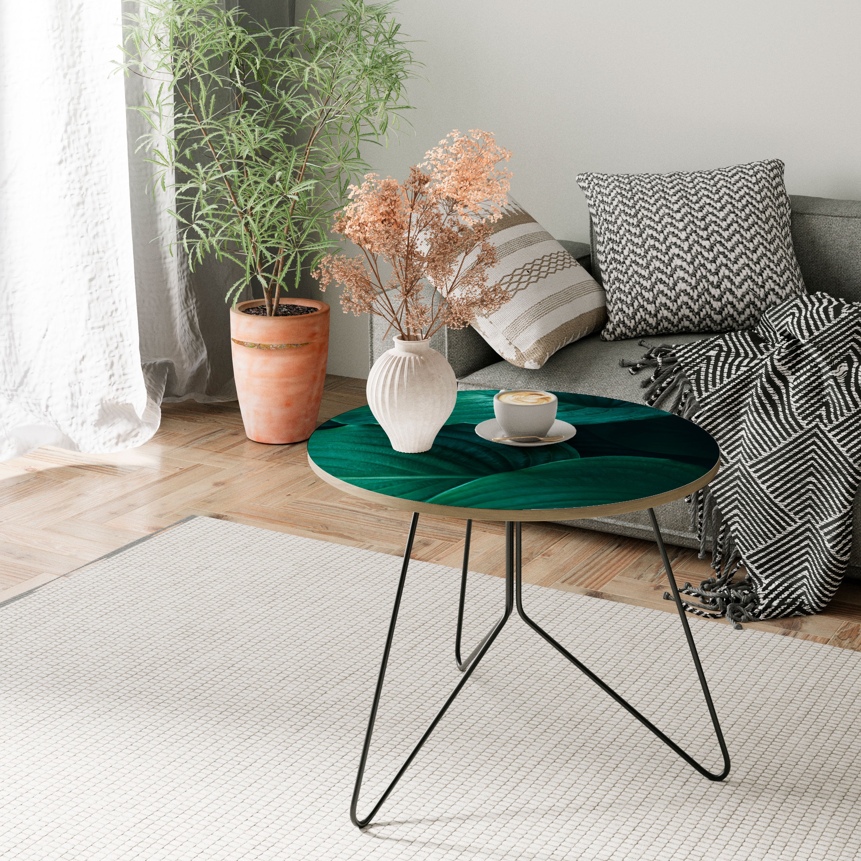 SUBTLE BOTANICAL HUES Coffee Table