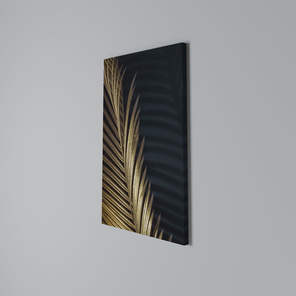 LUXE LEAF DANCE Vertical Canvas Print
