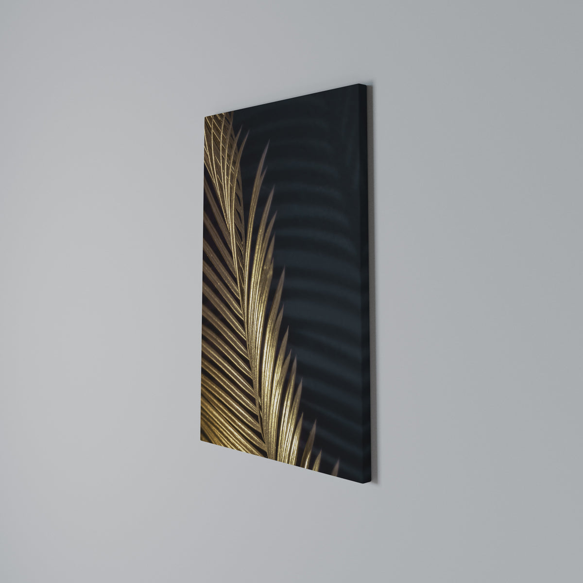 LUXE LEAF DANCE Vertical Canvas Print