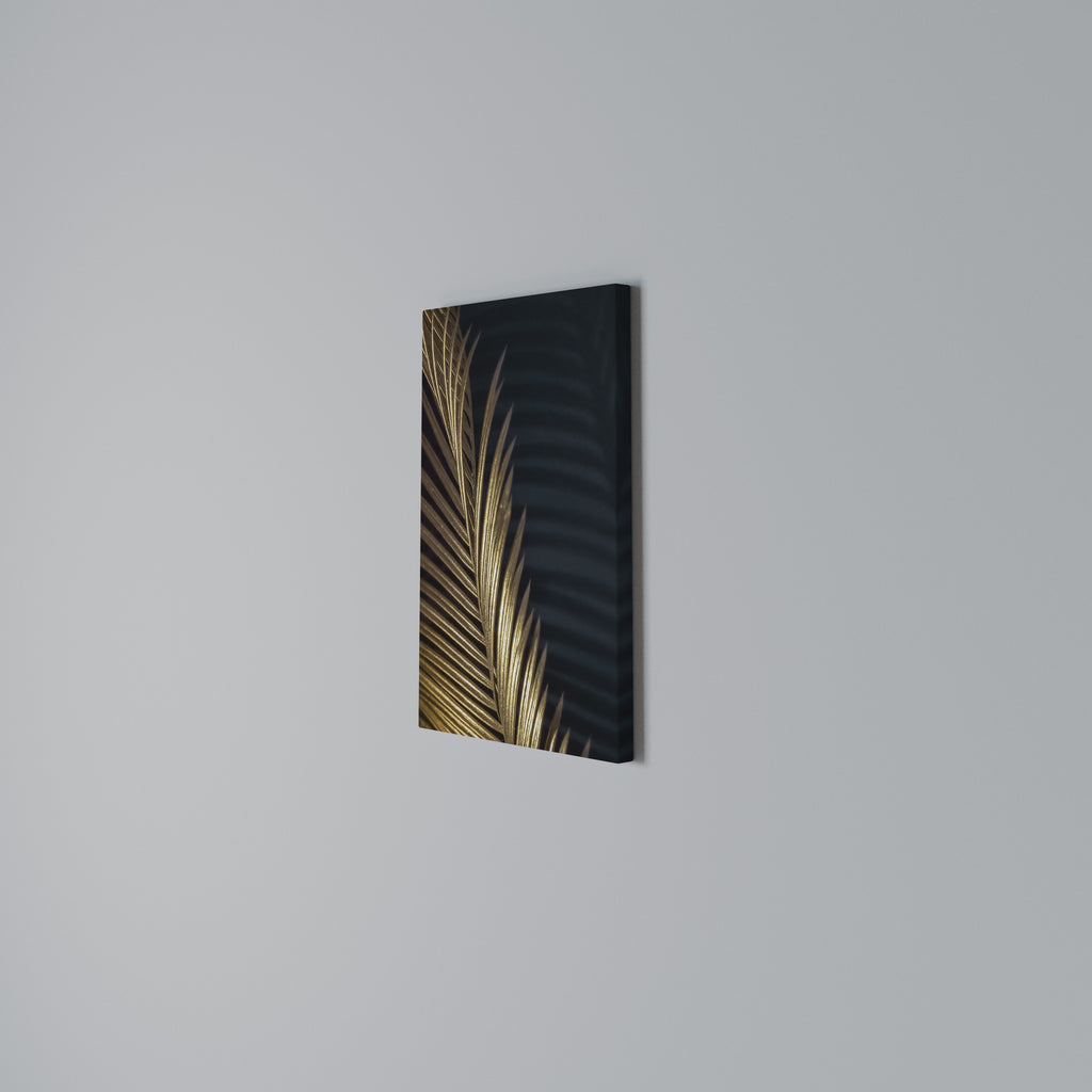 LUXE LEAF DANCE Vertical Canvas Print