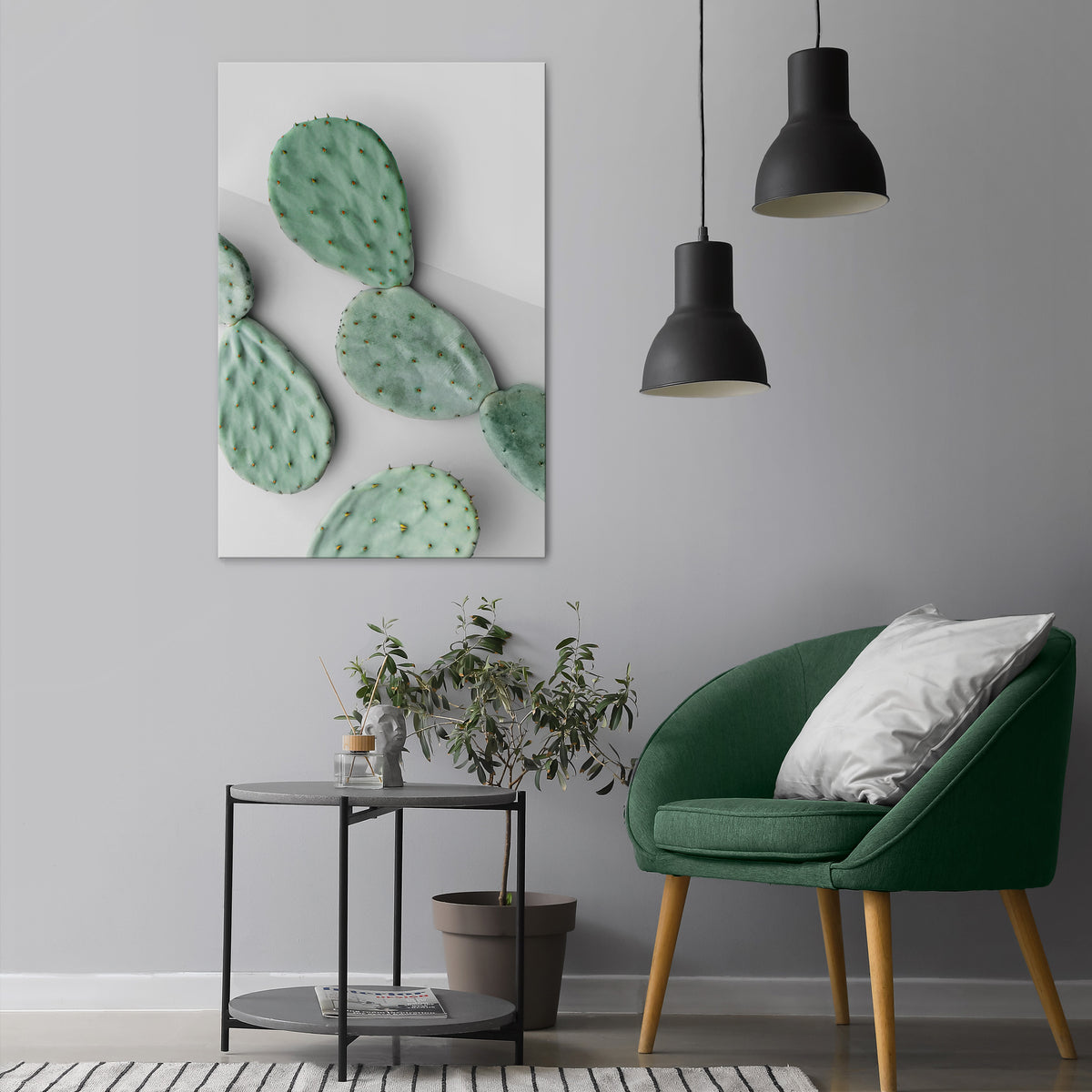 CACTUS DREAMSCAPE Quadro em tela vertical