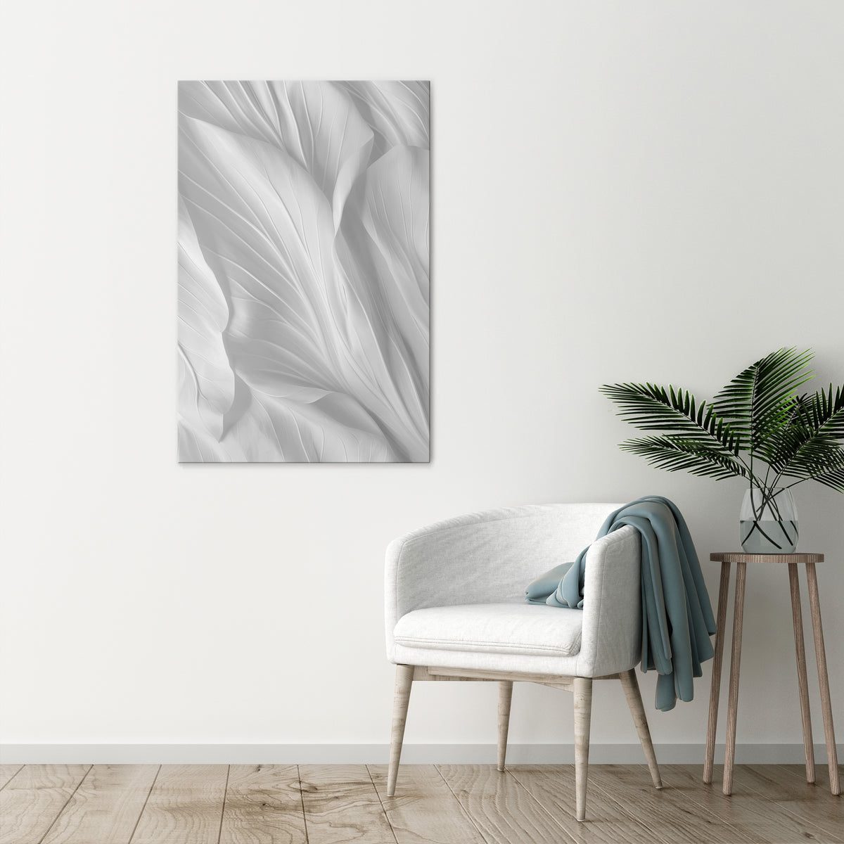 SILKEN SERENITY Quadro em tela vertical
