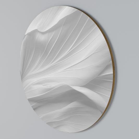 SILKEN SERENITY Στρογγυλός πίνακας ζωγραφικής