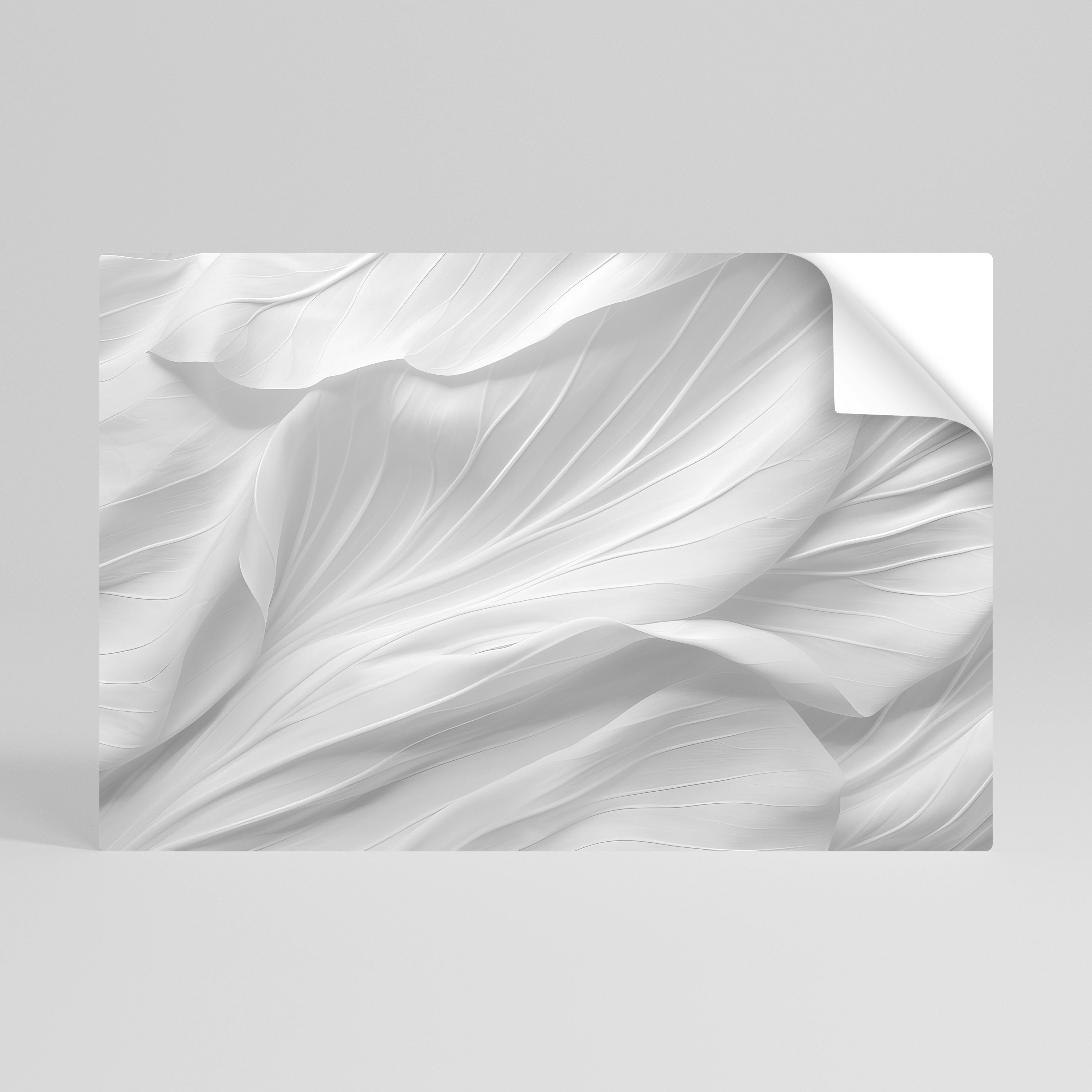 SILKEN SERENITY Peel and Stick Horizontal Poster