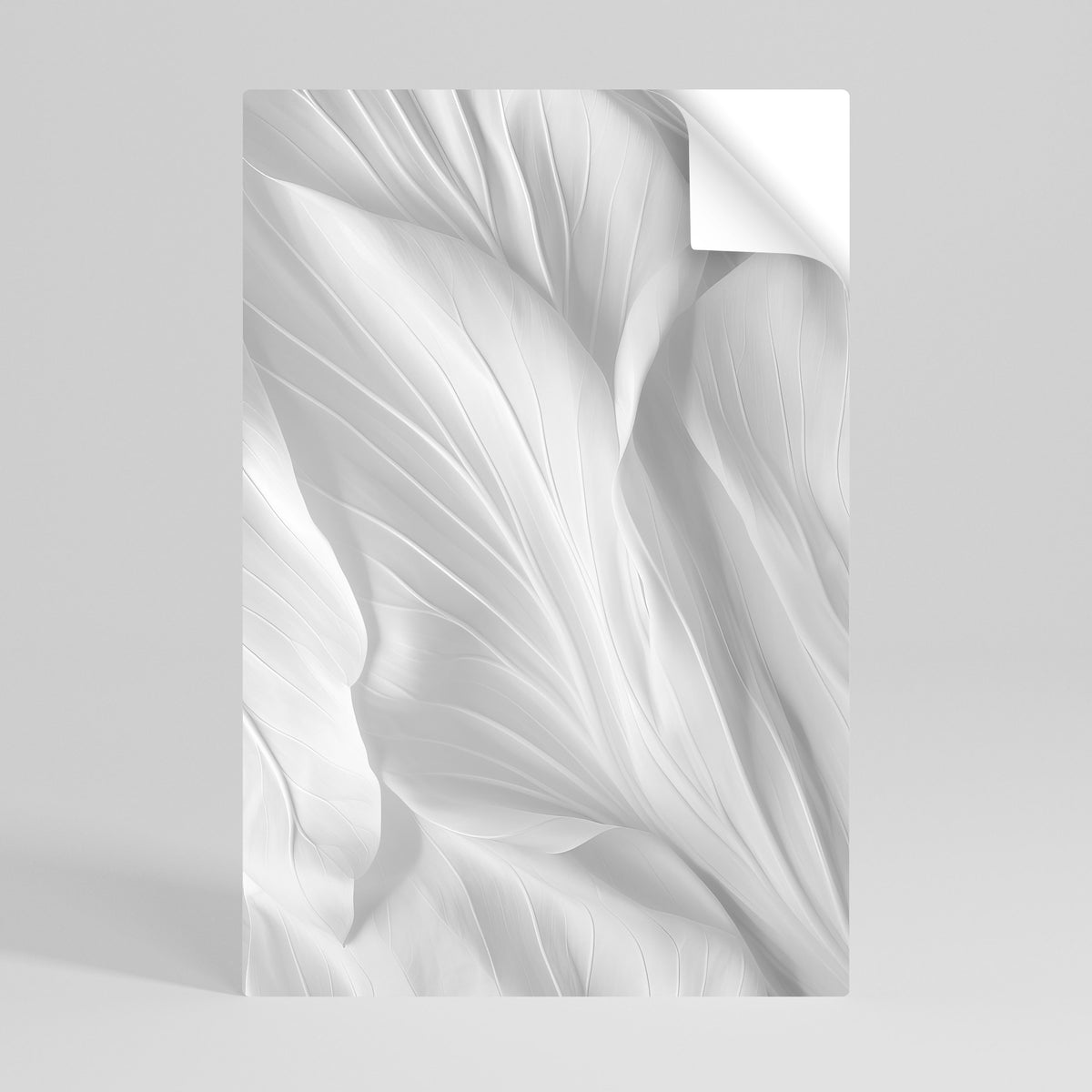 SILKEN SERENITY Selbstklebendes Poster - Hochformat