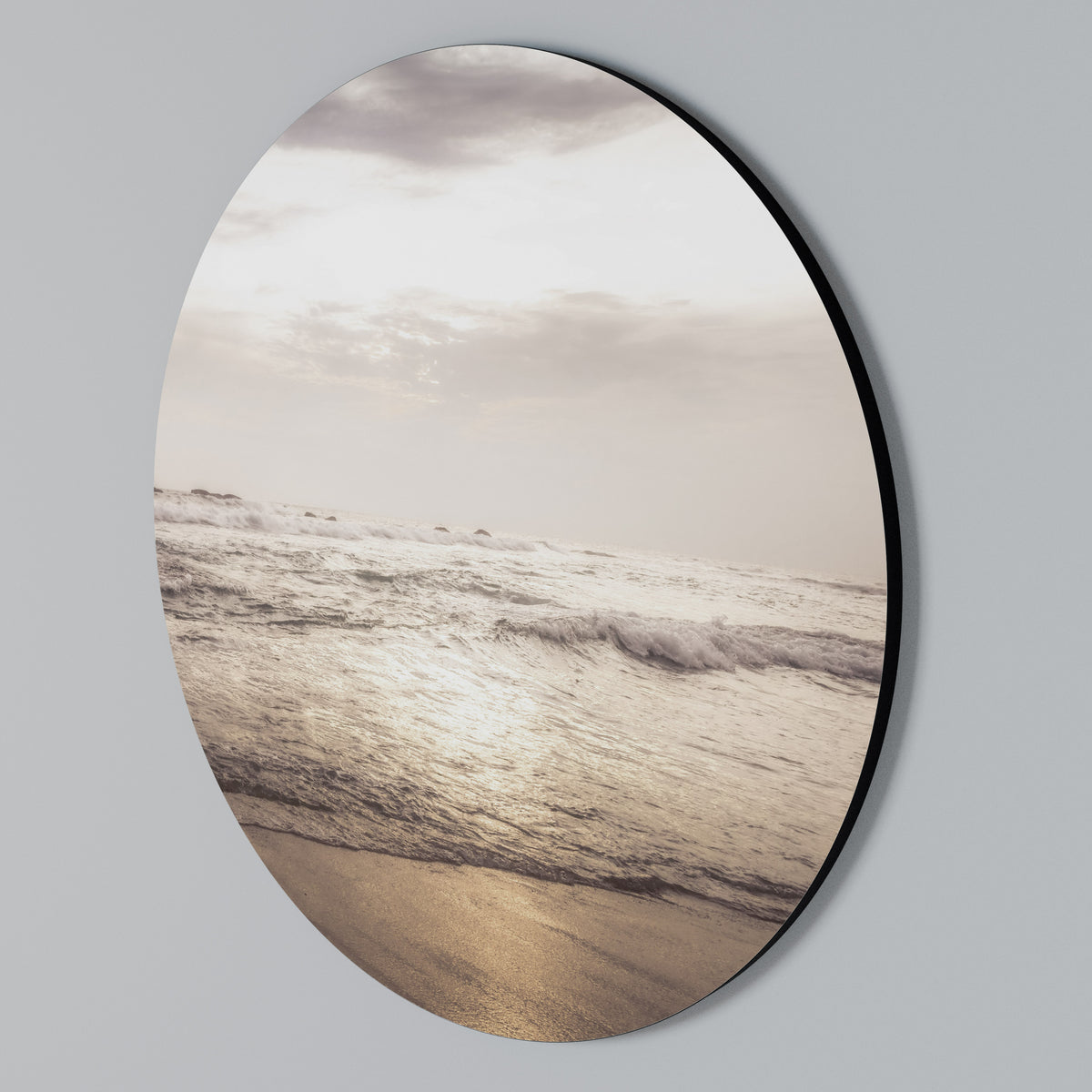 WHISPERS OF THE OCEAN Rundes Wandbild