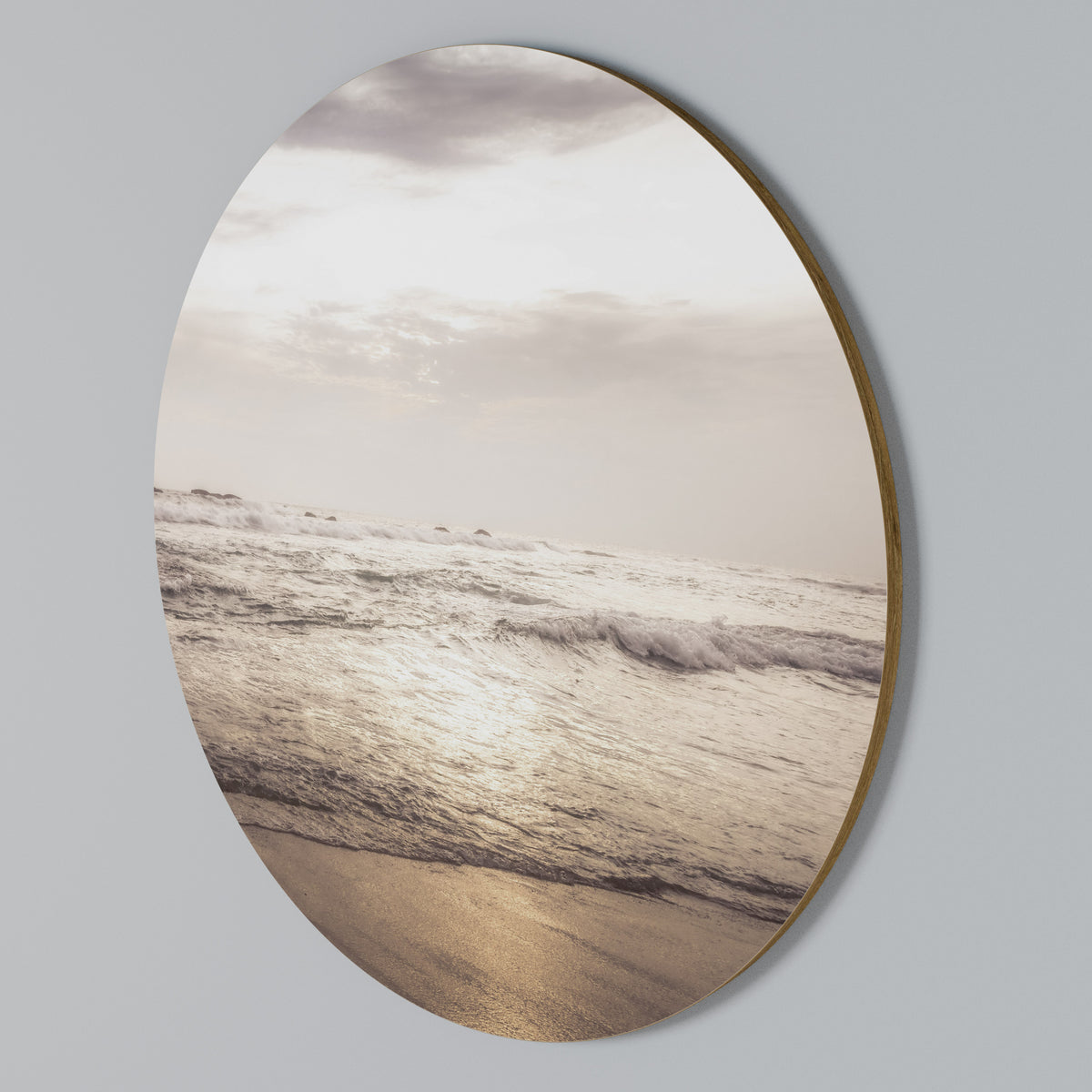 WHISPERS OF THE OCEAN Rundes Wandbild