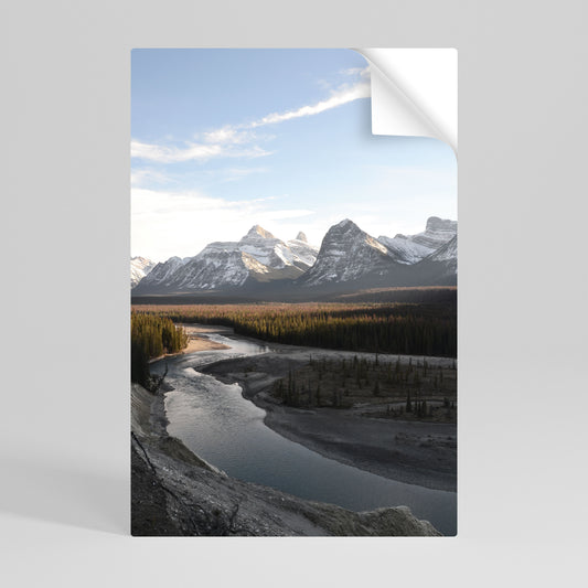 ECHOES OF NATURE'S SPLENDOR Peel and Stick Vertical Poster