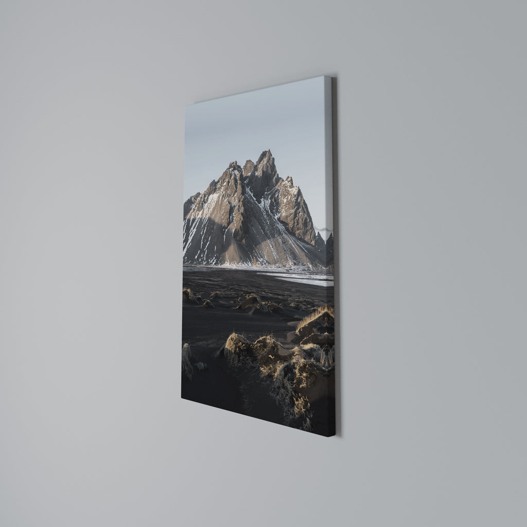 ECHOES OF TIMELESS HEIGHTS Vertical Canvas Print