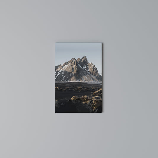 ECHOES OF TIMELESS HEIGHTS Vertical Canvas Print