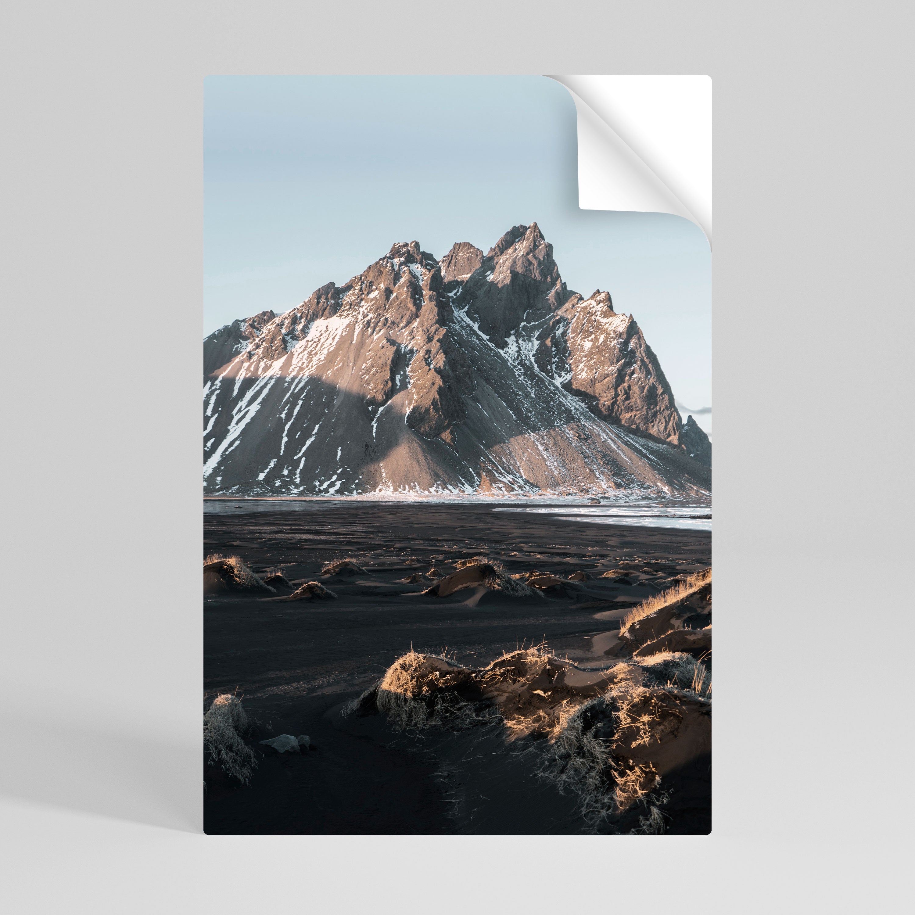 ECHOES OF TIMELESS HEIGHTS Peel and Stick Vertical Poster