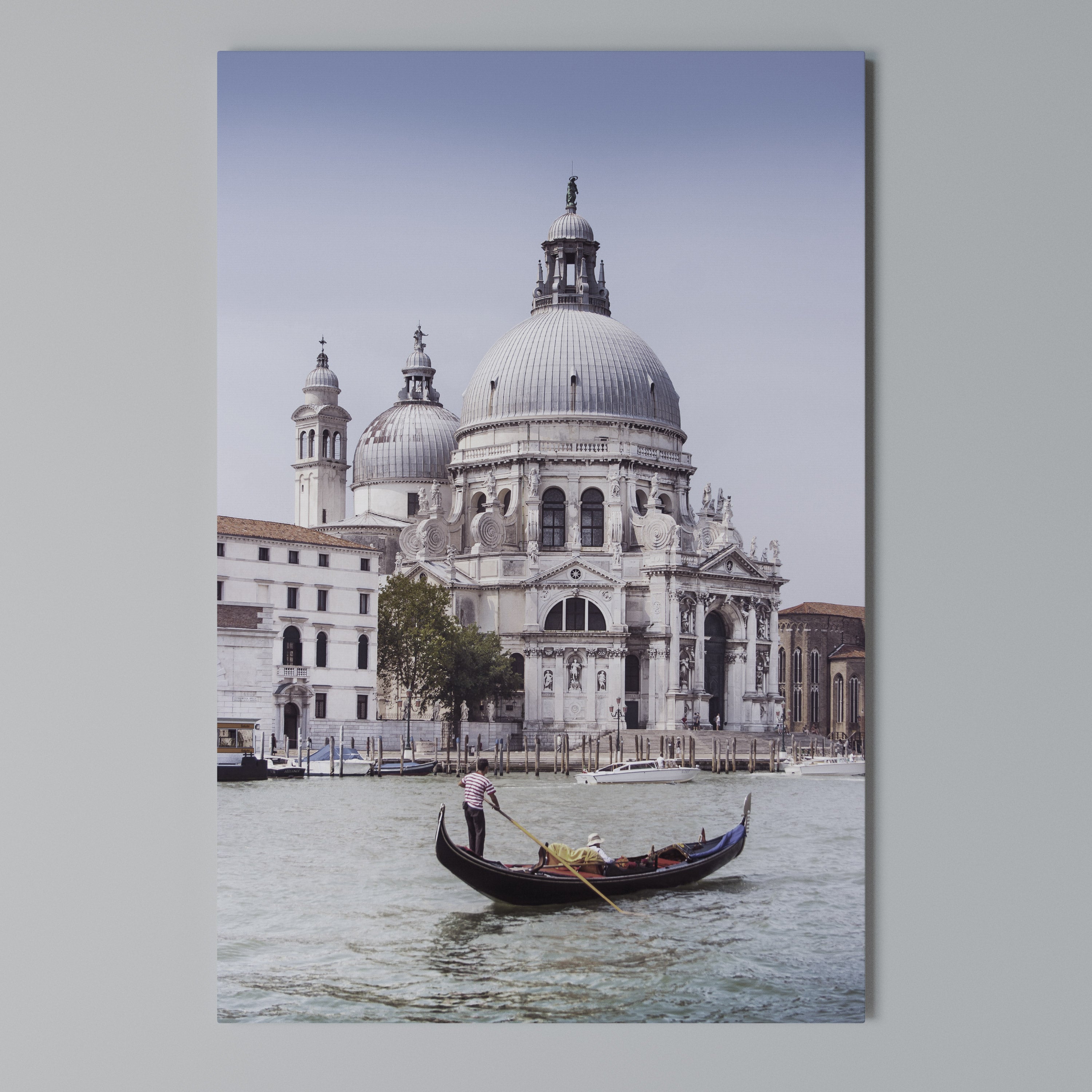 GONDOLA SERENADE Vertical Canvas Print