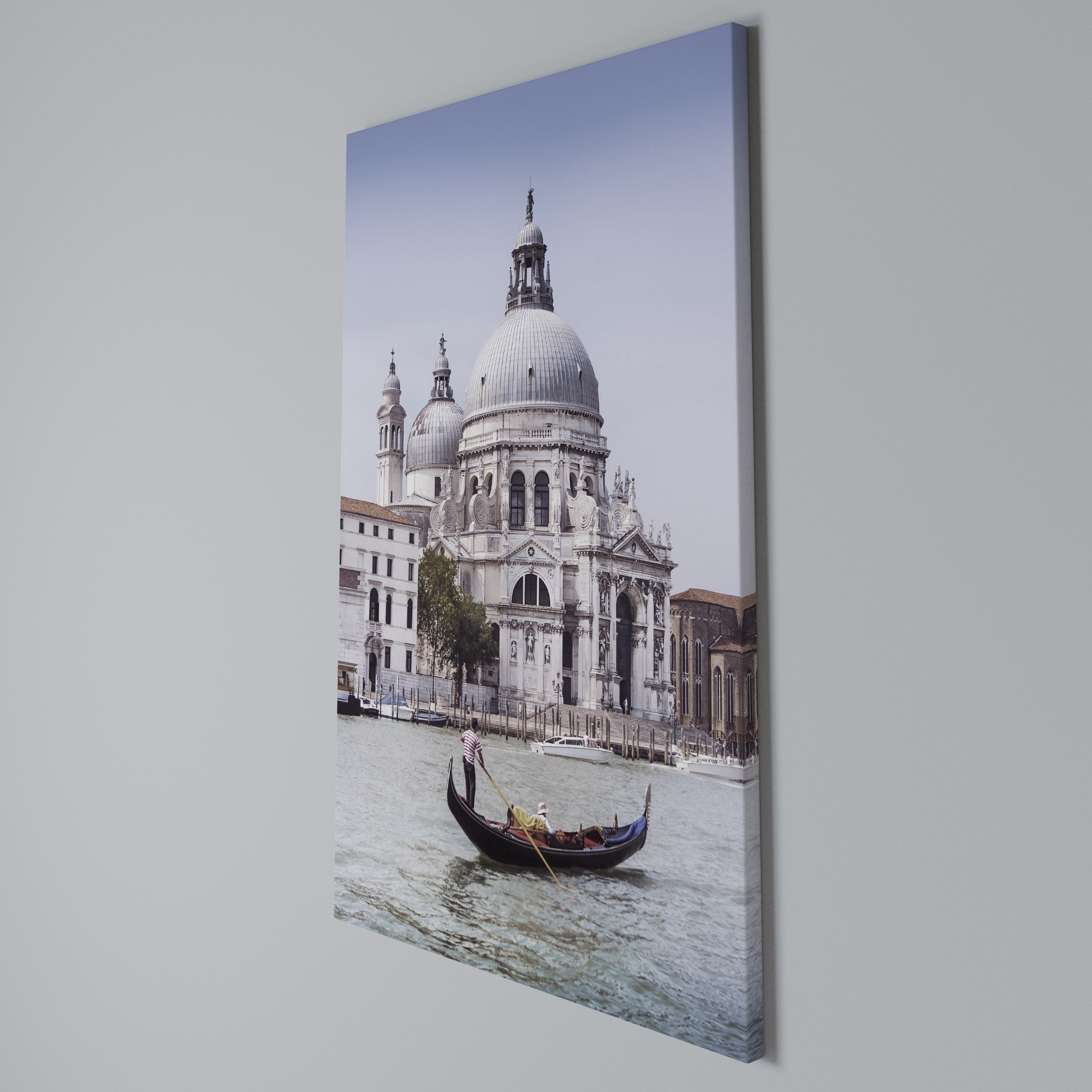GONDOLA SERENADE Vertical Canvas Print