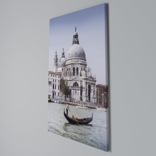 GONDOLA SERENADE Vertical Canvas Print