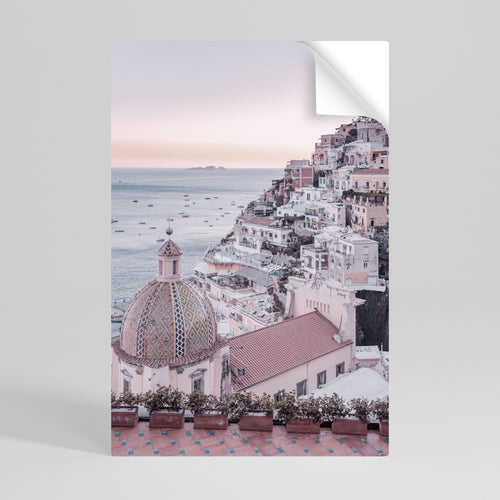 MEDITERRANEAN DREAMSCAPE Poster Verticale Adesivo