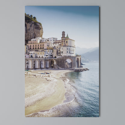 SEASIDE ARCHITECTURAL FANTASY Quadro em tela vertical