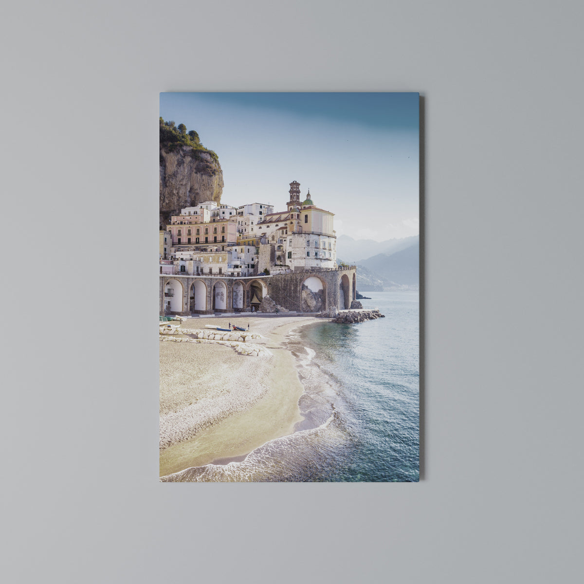 SEASIDE ARCHITECTURAL FANTASY Quadro em tela vertical