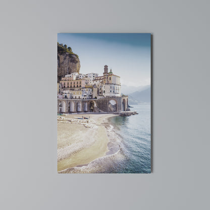 SEASIDE ARCHITECTURAL FANTASY Quadro em tela vertical