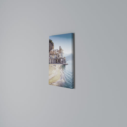 SEASIDE ARCHITECTURAL FANTASY Vertical Canvas Print