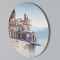 SEASIDE ARCHITECTURAL FANTASY Arte de Parede Redonda