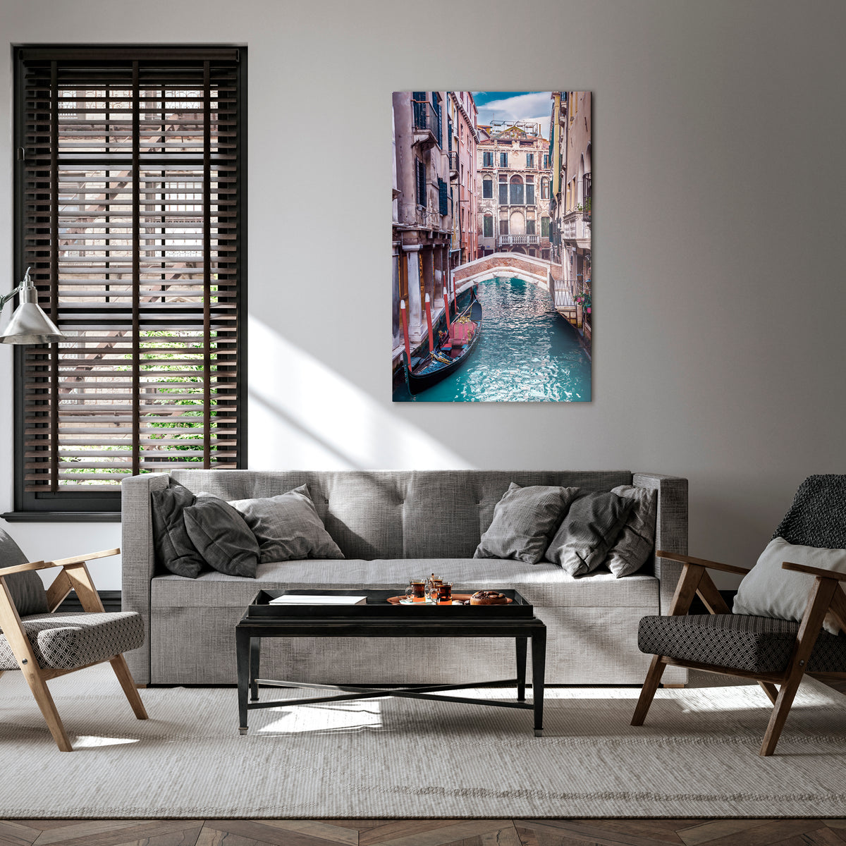 GONDOLA GLIDE Κατακόρυφος Πίνακας σε Καμβά