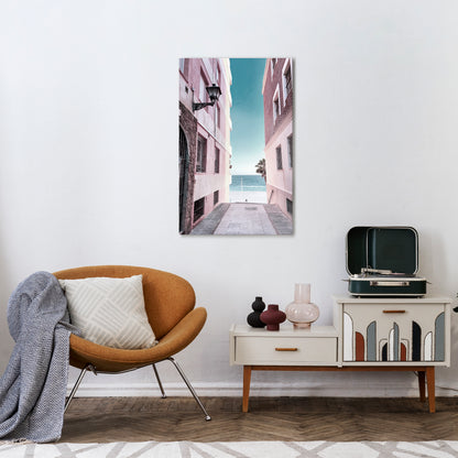 OCEAN'S WHISPER PATH Quadro em tela vertical
