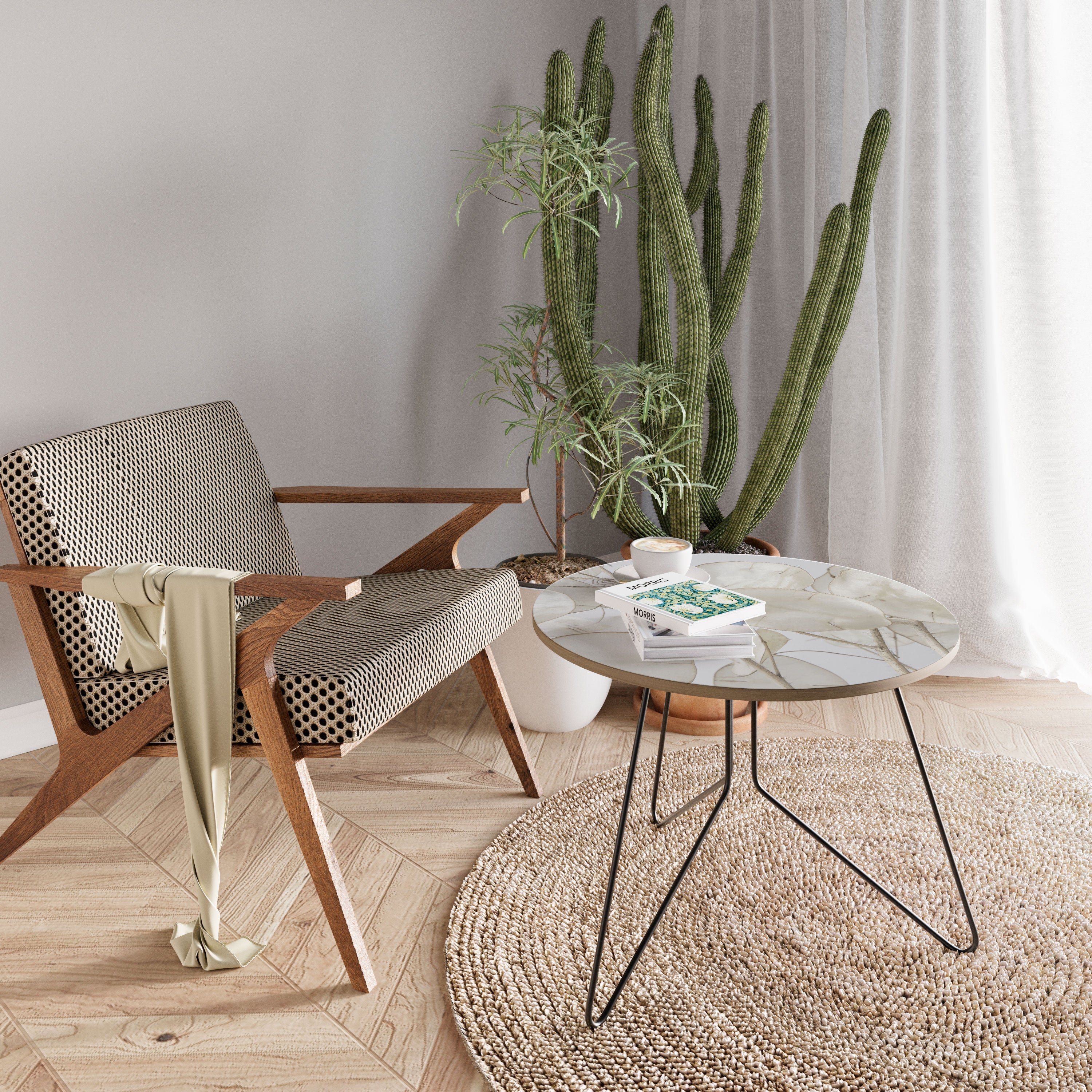 SILKY FOLIAGE WHISPERS Coffee Table