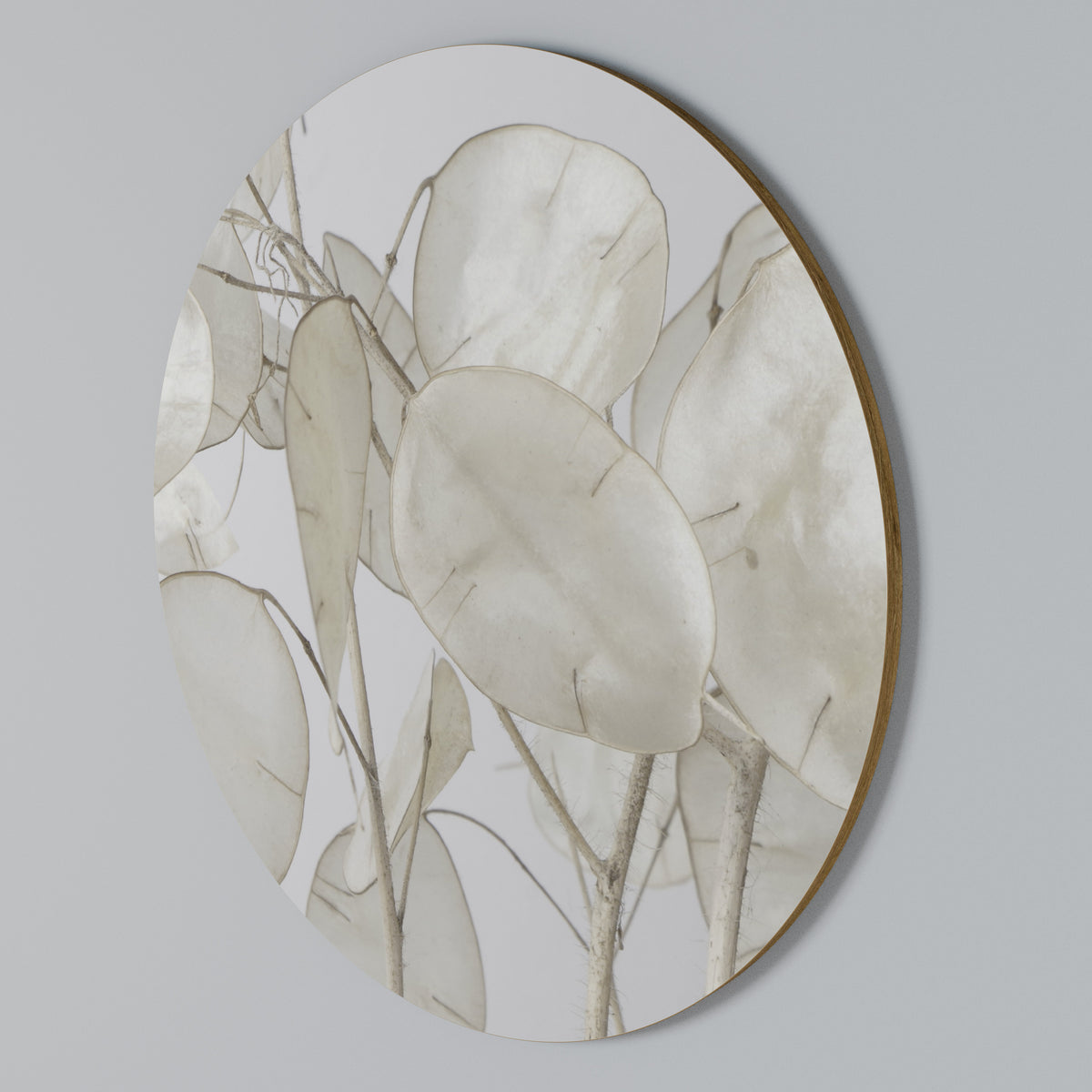 SILKY FOLIAGE WHISPERS Στρογγυλός πίνακας ζωγραφικής
