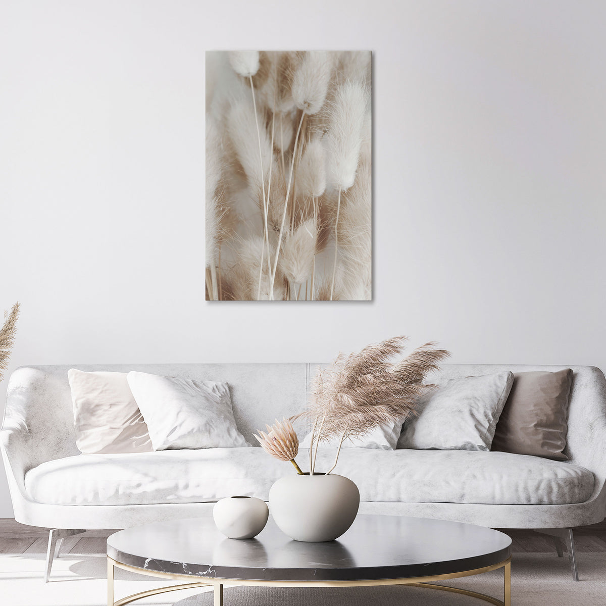 SOFTNESS IN FOCUS Quadro em tela vertical
