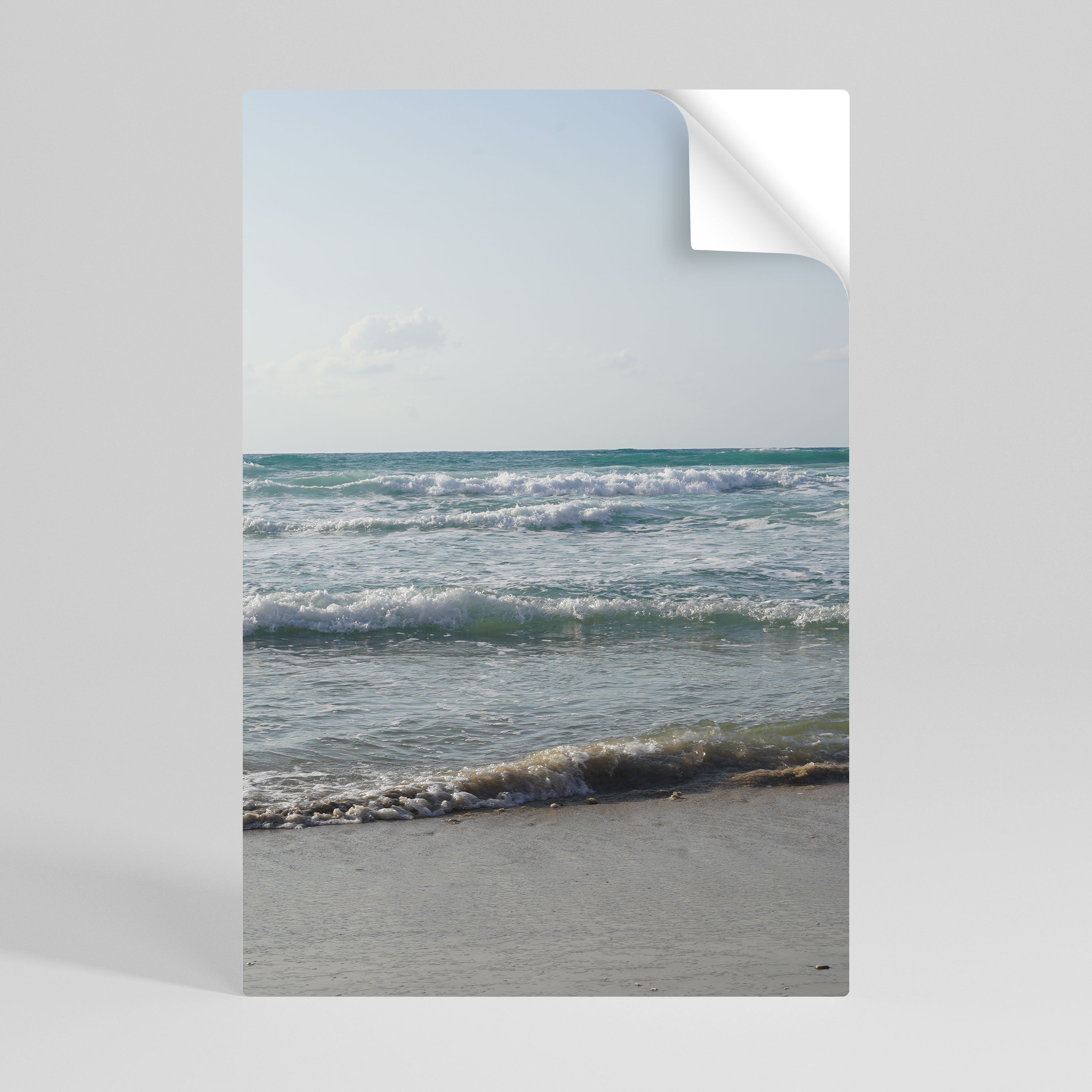 WAVES OF TRANQUILITY Peel and Stick Vertical Poster