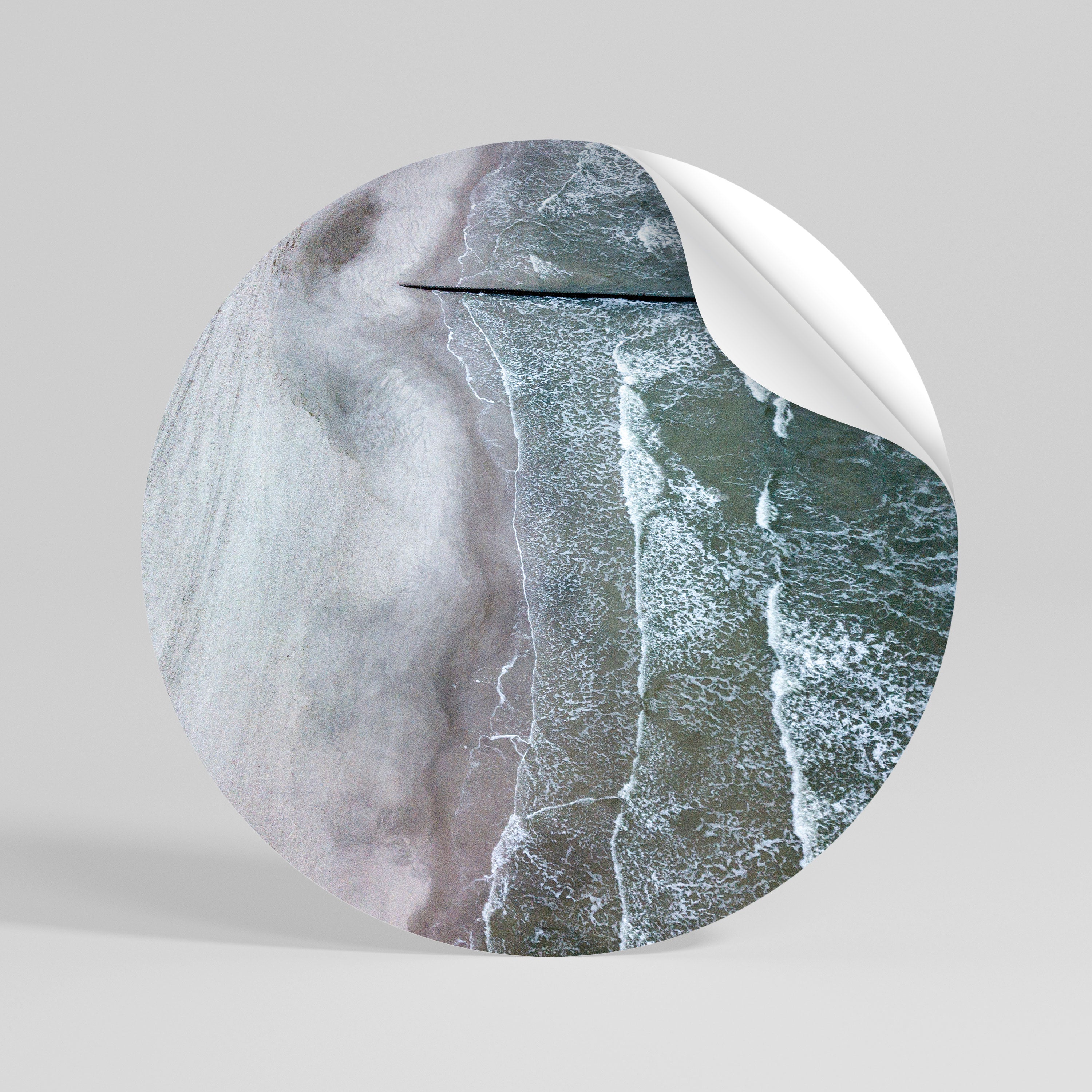 TIDE’S SILENT WHISPER Rund väggdekal