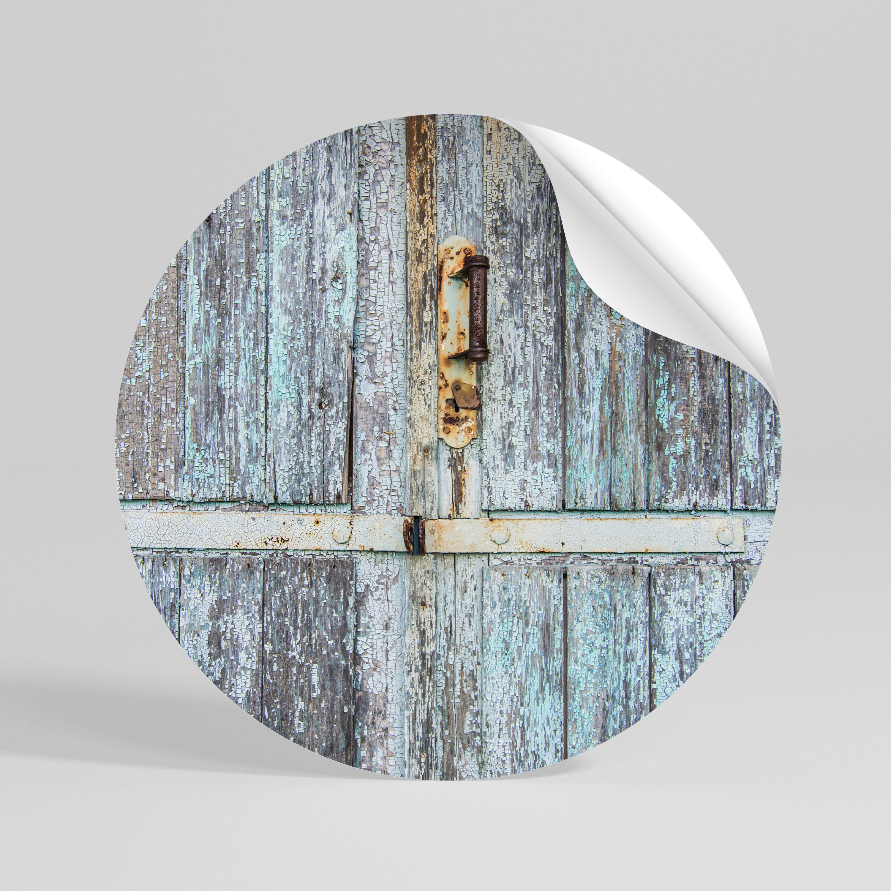 VINTAGE DOORWAY DREAMS Rund väggdekal