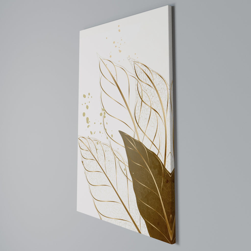 ELEGANCE IN FOLIAGE Vertical Canvas Print