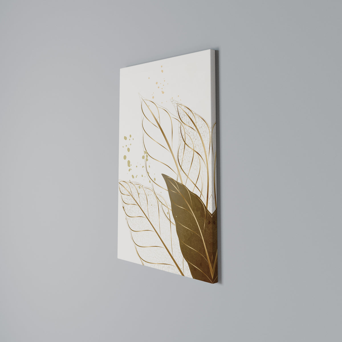 ELEGANCE IN FOLIAGE Vertical Canvas Print