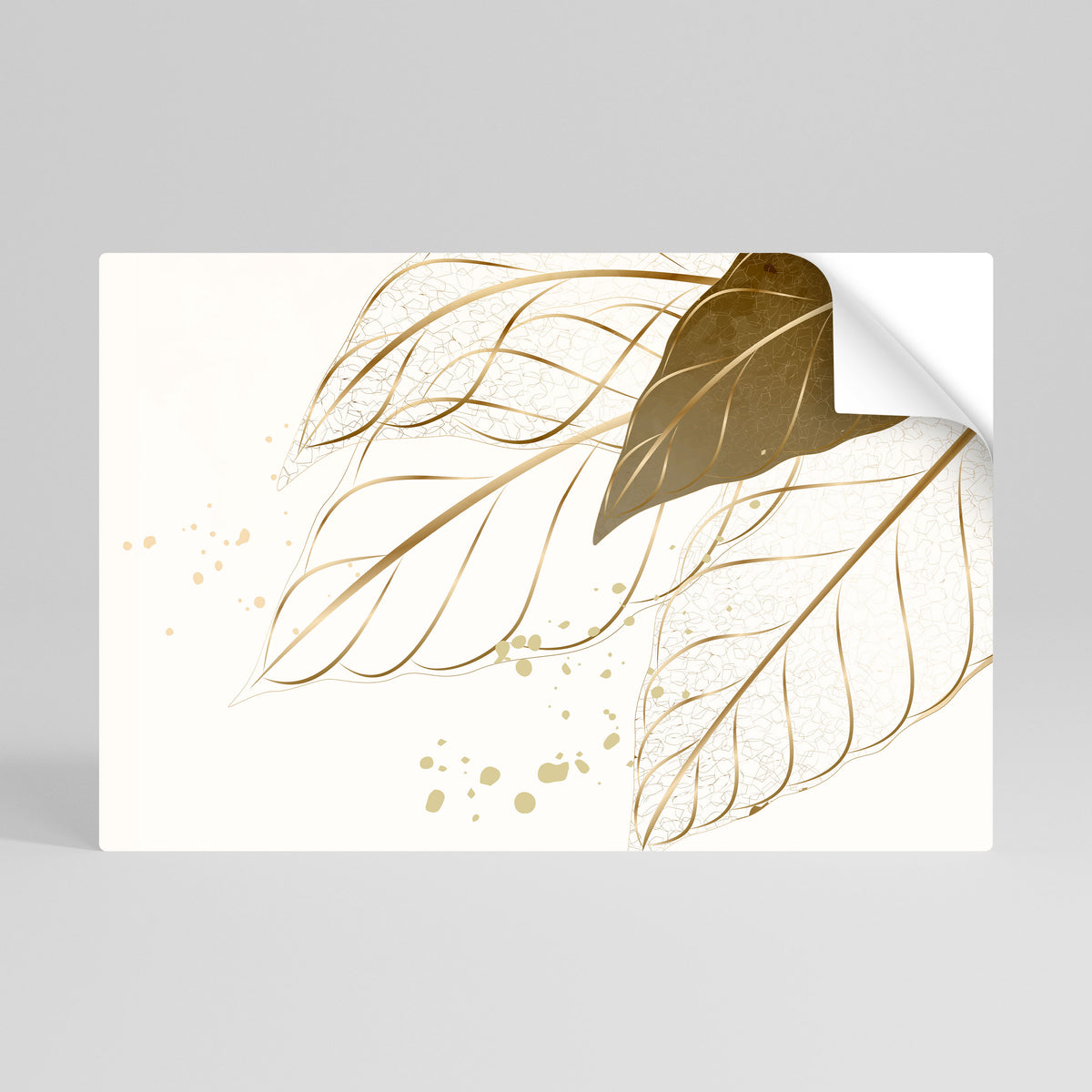 ELEGANCE IN FOLIAGE Αυτοκόλλητη Αφίσα οριζόντια