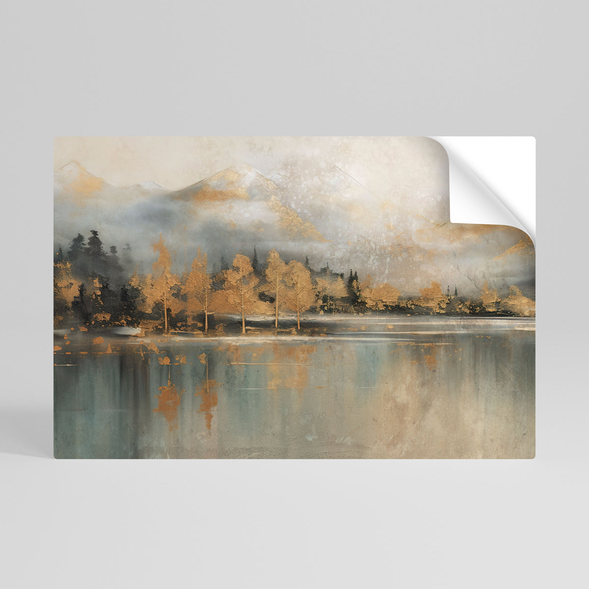 ECHOES OF GOLDEN DAWN Póster Autocolante Horizontal