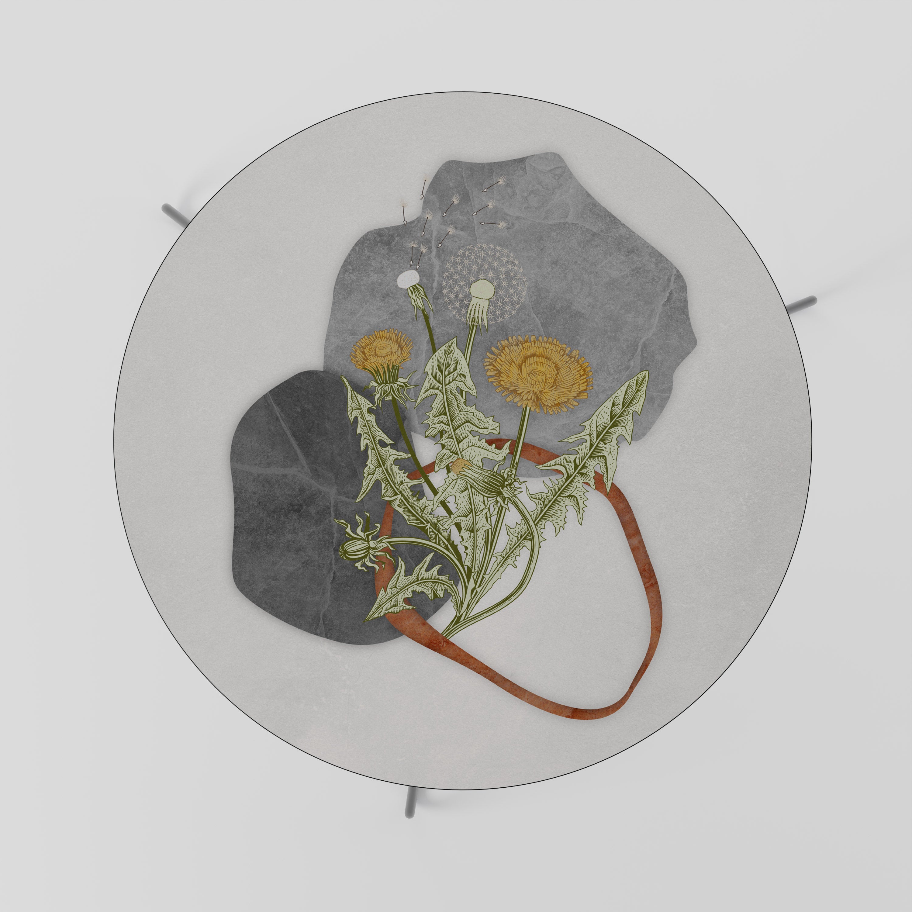 DANDELION RING Soffbord