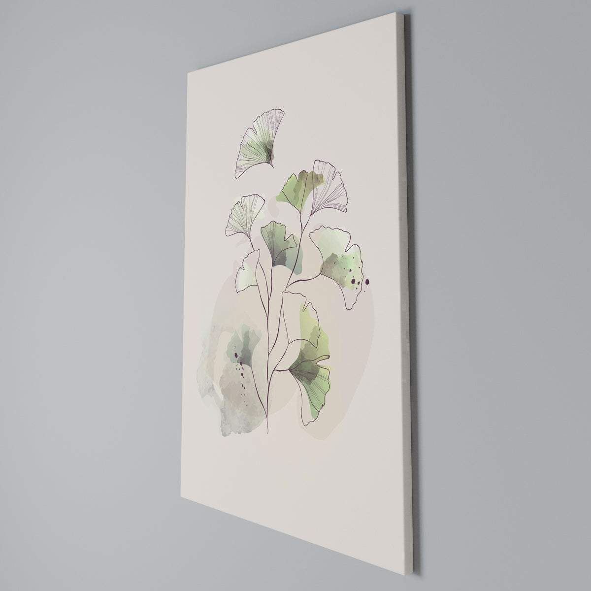 FOLIAGE REVERIE Vertical Canvas Print