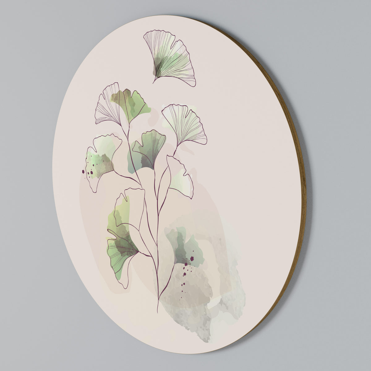 FOLIAGE REVERIE Στρογγυλός πίνακας ζωγραφικής