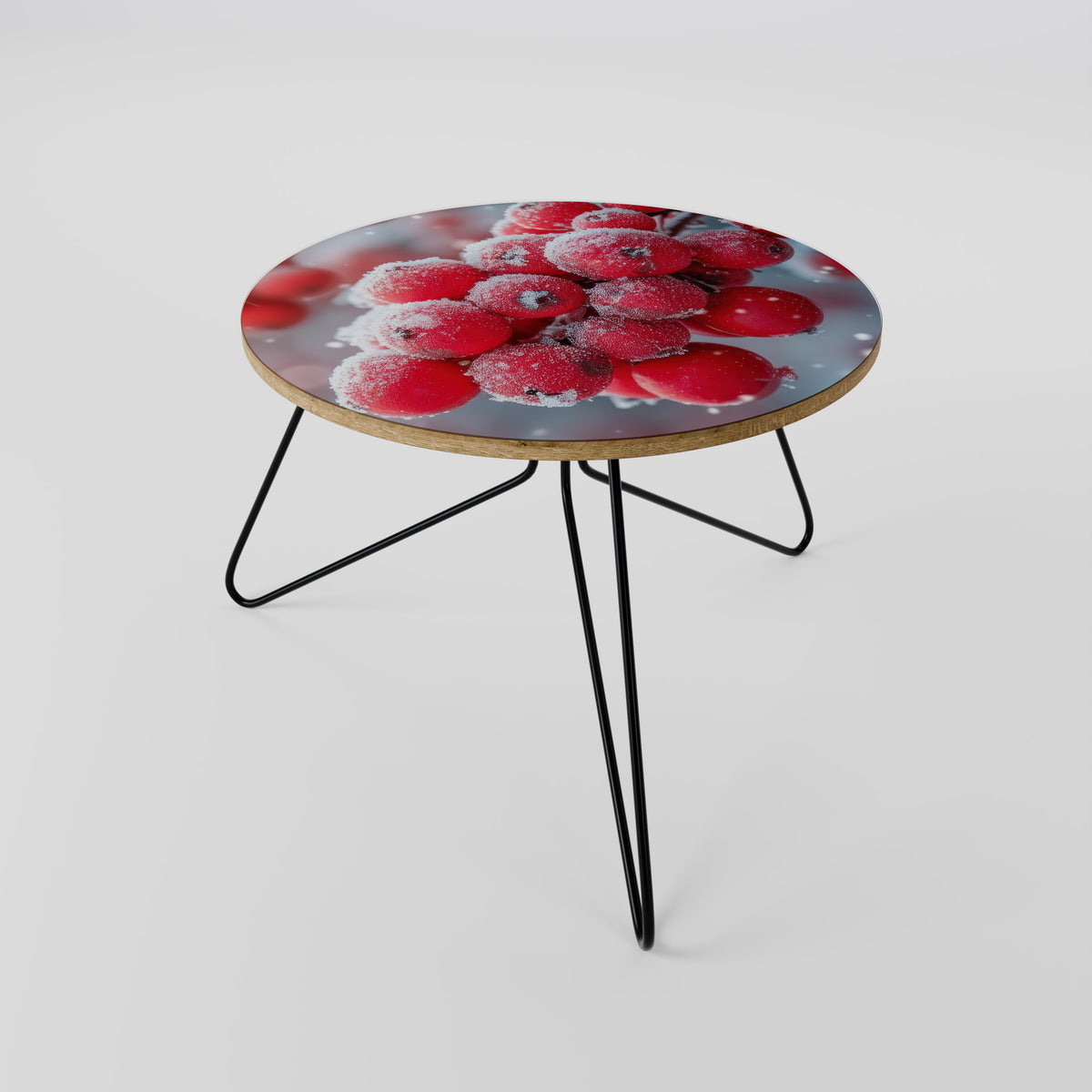 WINTER'S CRIMSON TREASURES Coffee Table