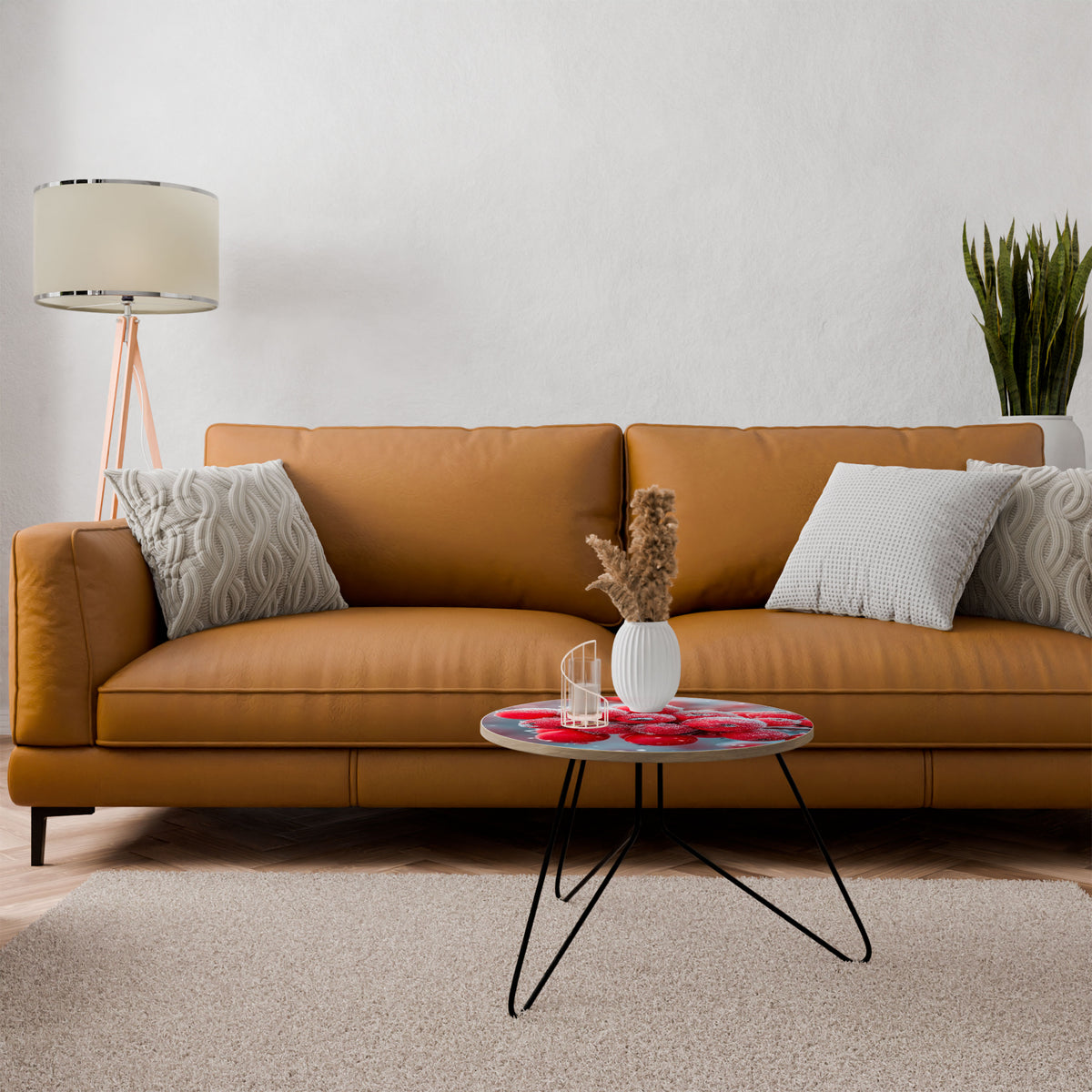 WINTER'S CRIMSON TREASURES Coffee Table
