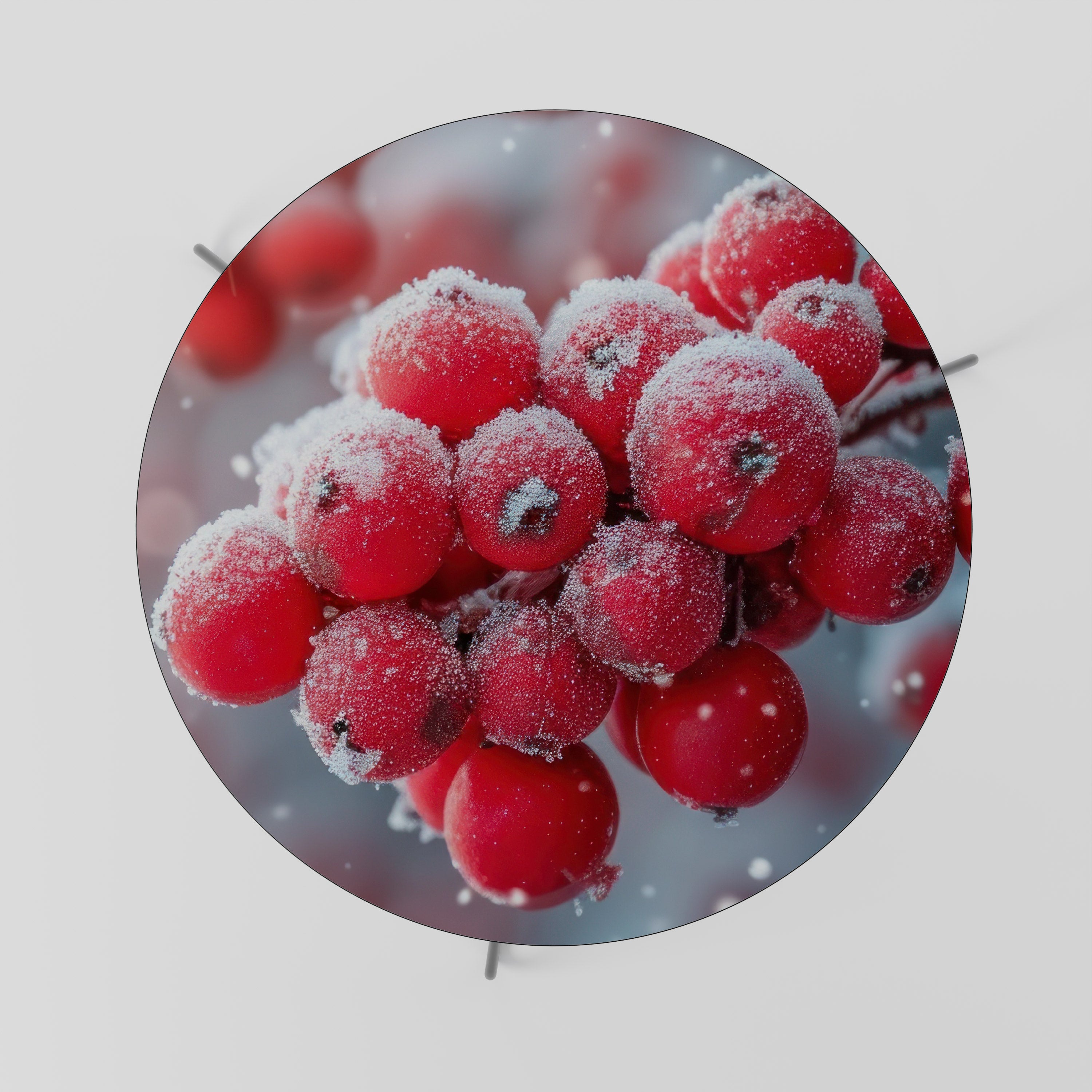 WINTER'S CRIMSON TREASURES Coffee Table