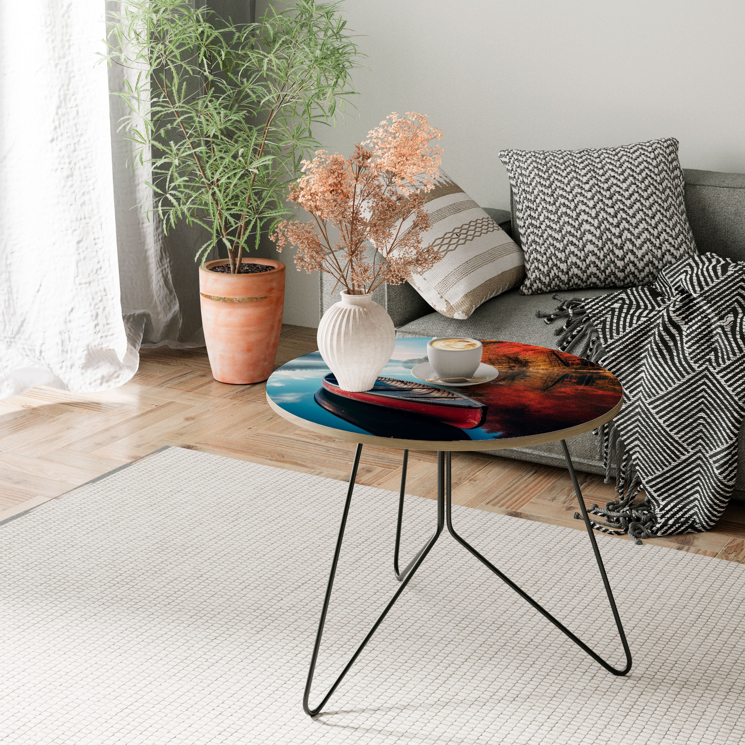 BOAT OF TRANQUILITY Konferenční stolek