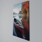 BOAT OF TRANQUILITY Vertical Canvas Print