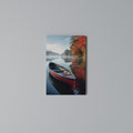 BOAT OF TRANQUILITY Vertical Canvas Print