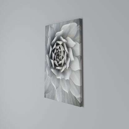 ELEGANT PETAL SWIRL Vertical Canvas Print